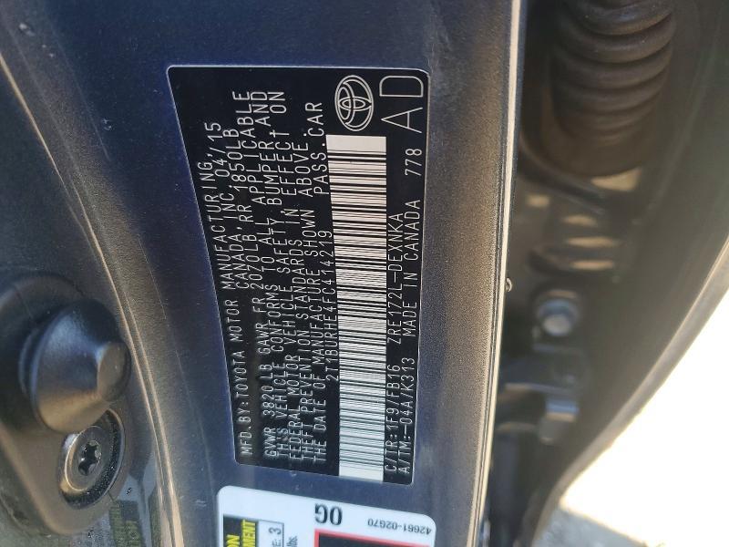 2015 Toyota Corolla l