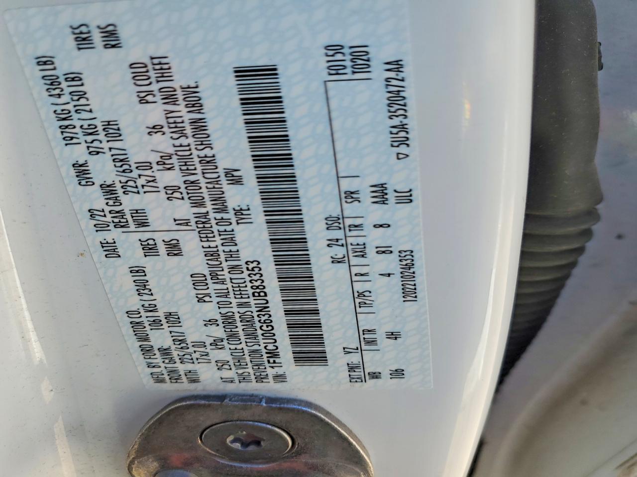2022 Ford Escape se