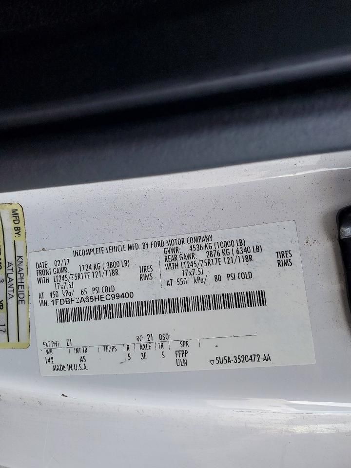 2017 Ford F250 Super Duty Utility / Service Truck