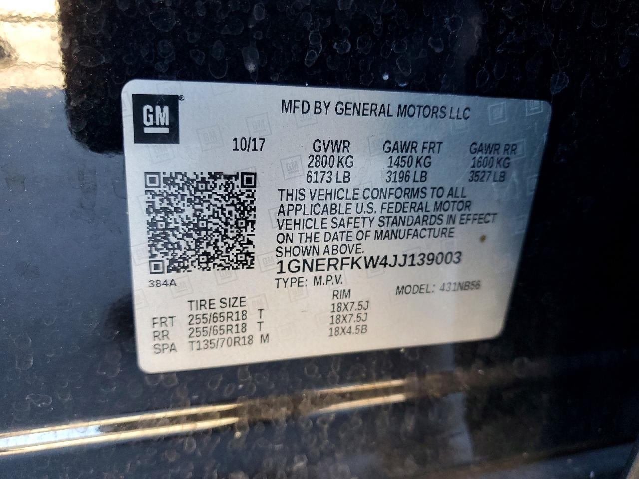 2018 Chevrolet Traverse ls