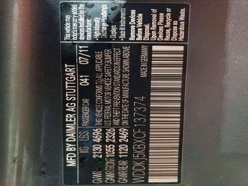 2012 Mercedes-Benz E 350