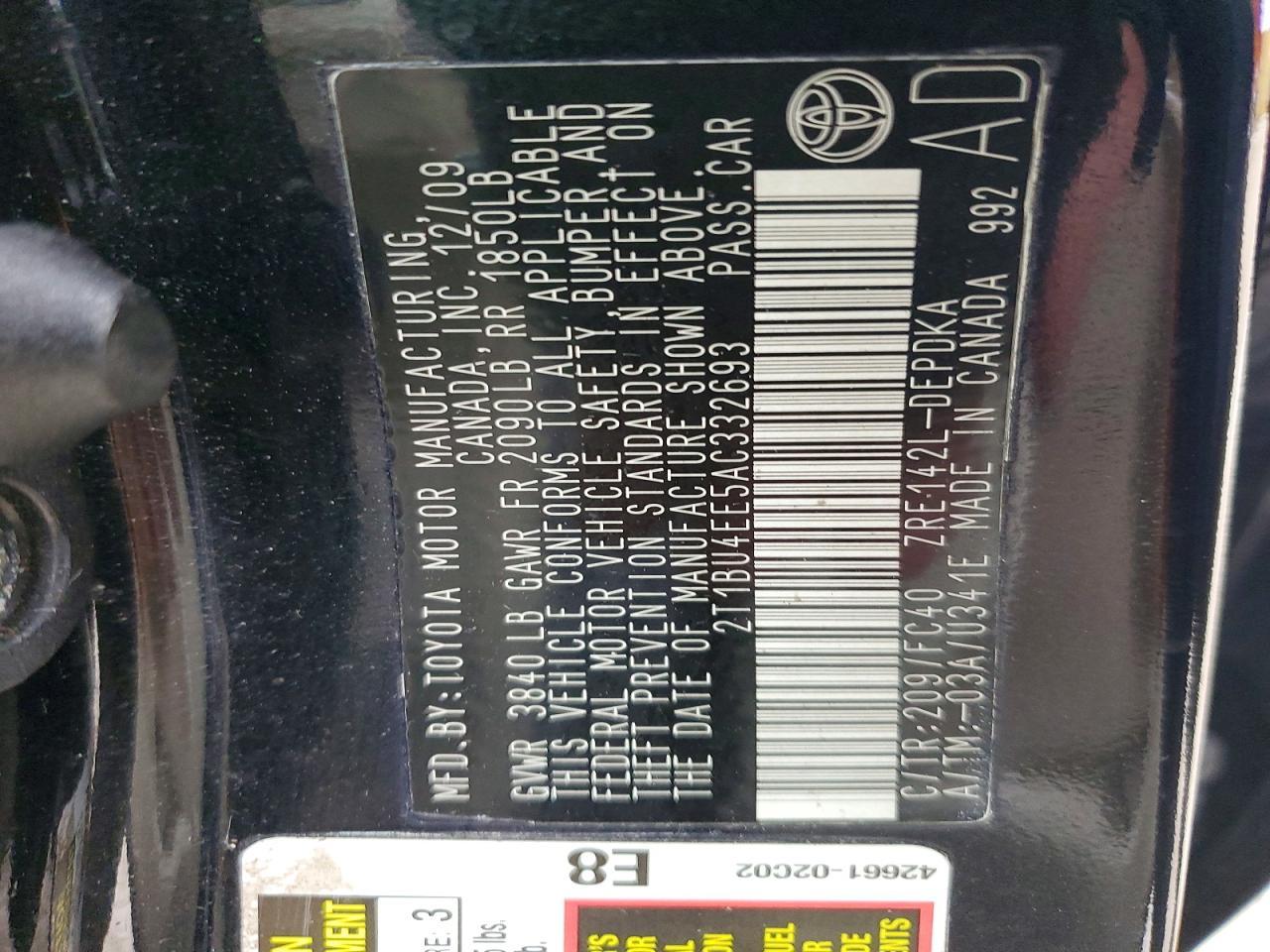 2010 Toyota Corolla Base
