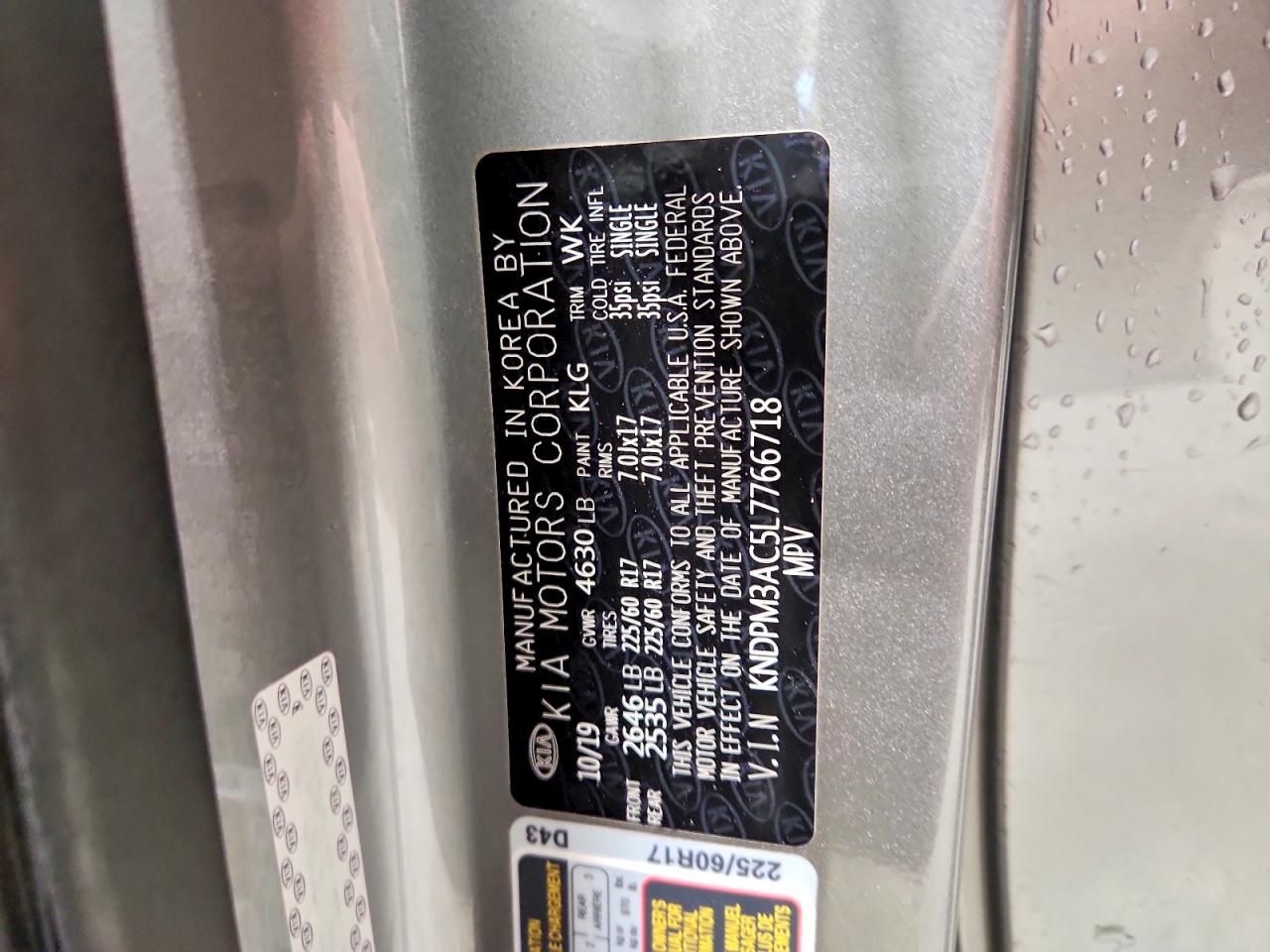 2020 KIA Sportage lx