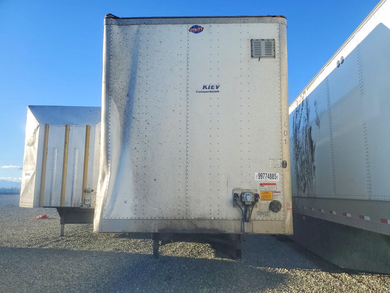 2019 Utility VS2DX DRY Van Trailer