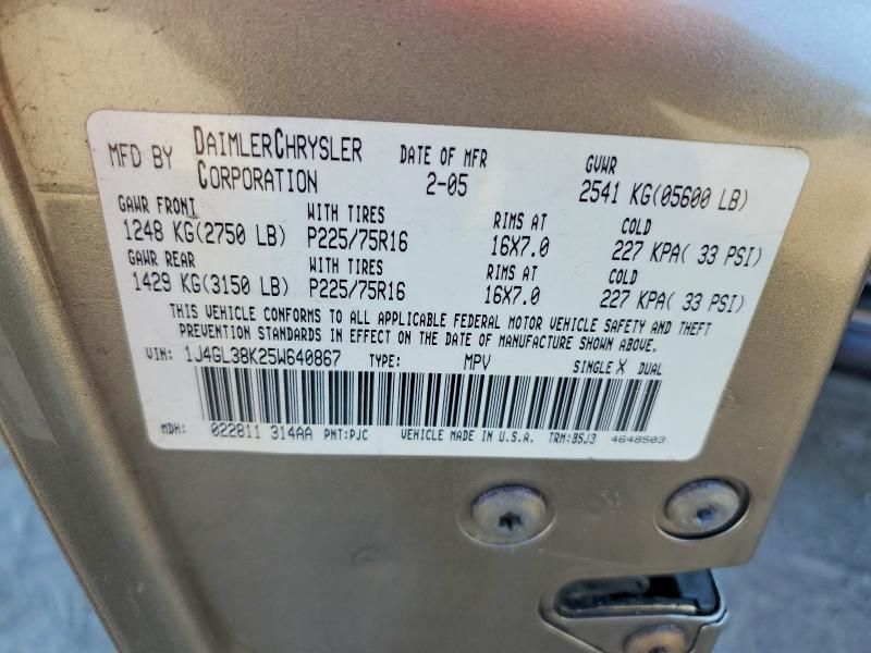 2005 Jeep Liberty Renegade