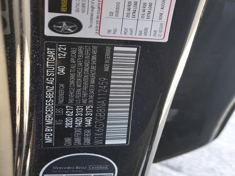 2022 Mercedes-Benz S 580 4matic