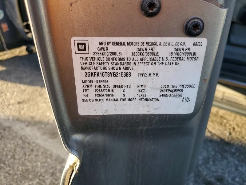 2000 GMC Yukon xl K1500