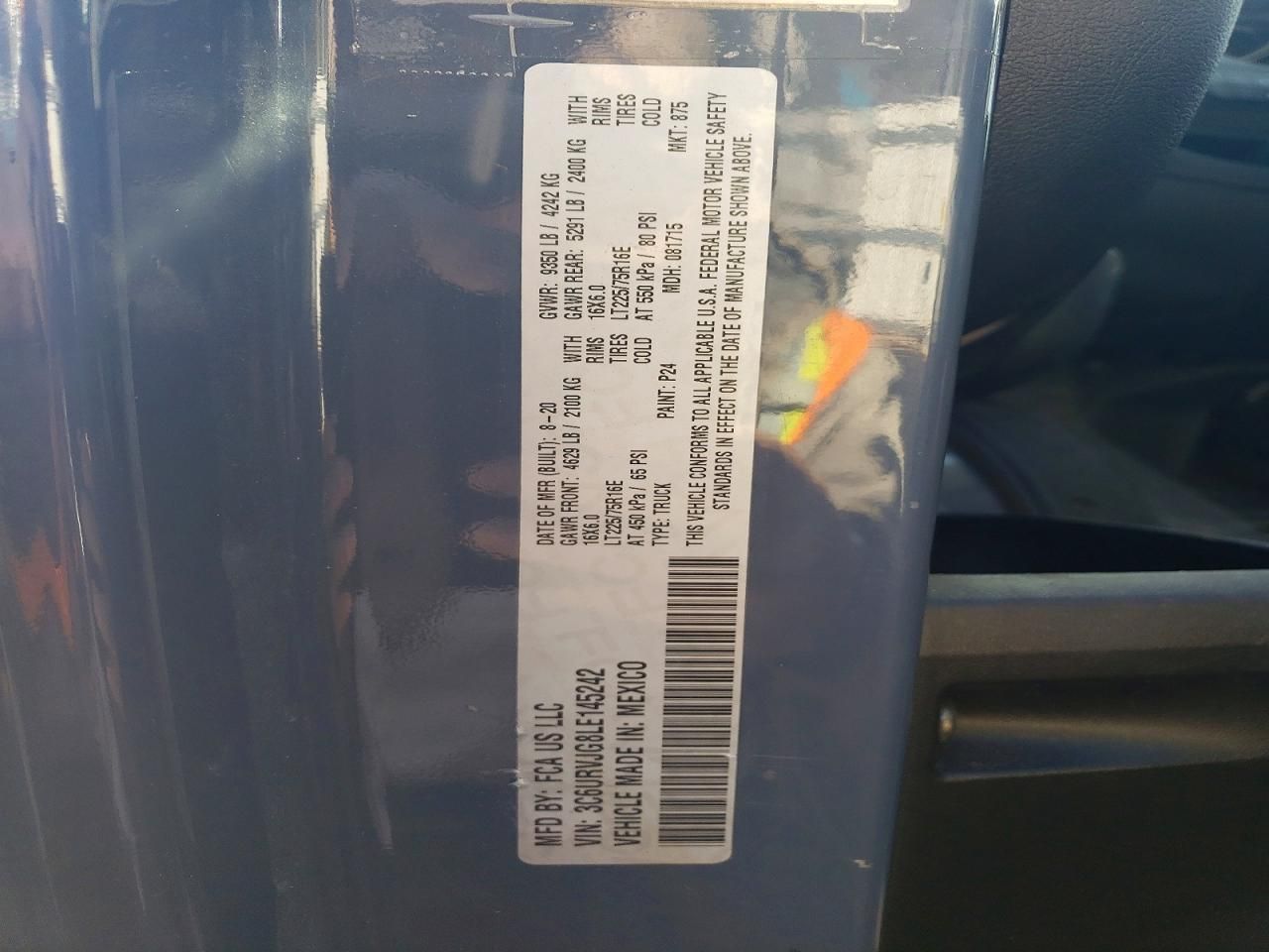 2020 Dodge RAM Promaster 3500 Delivery Van