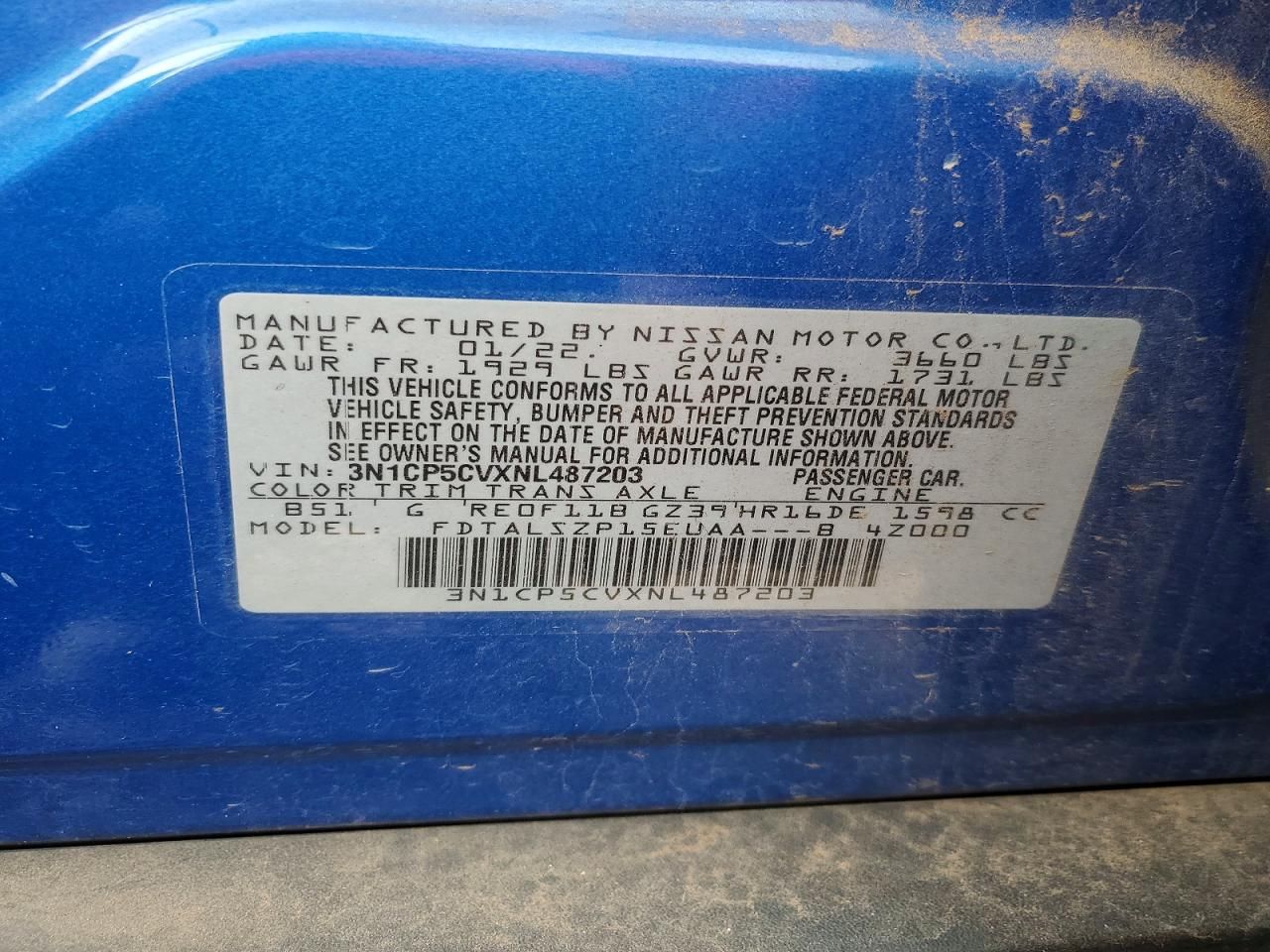 2022 Nissan Kicks sv