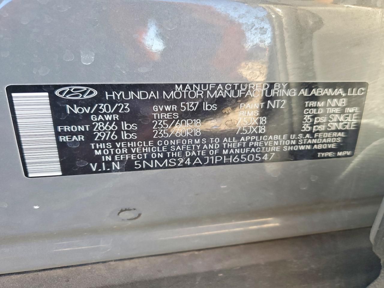 2023 Hyundai Santa fe sel