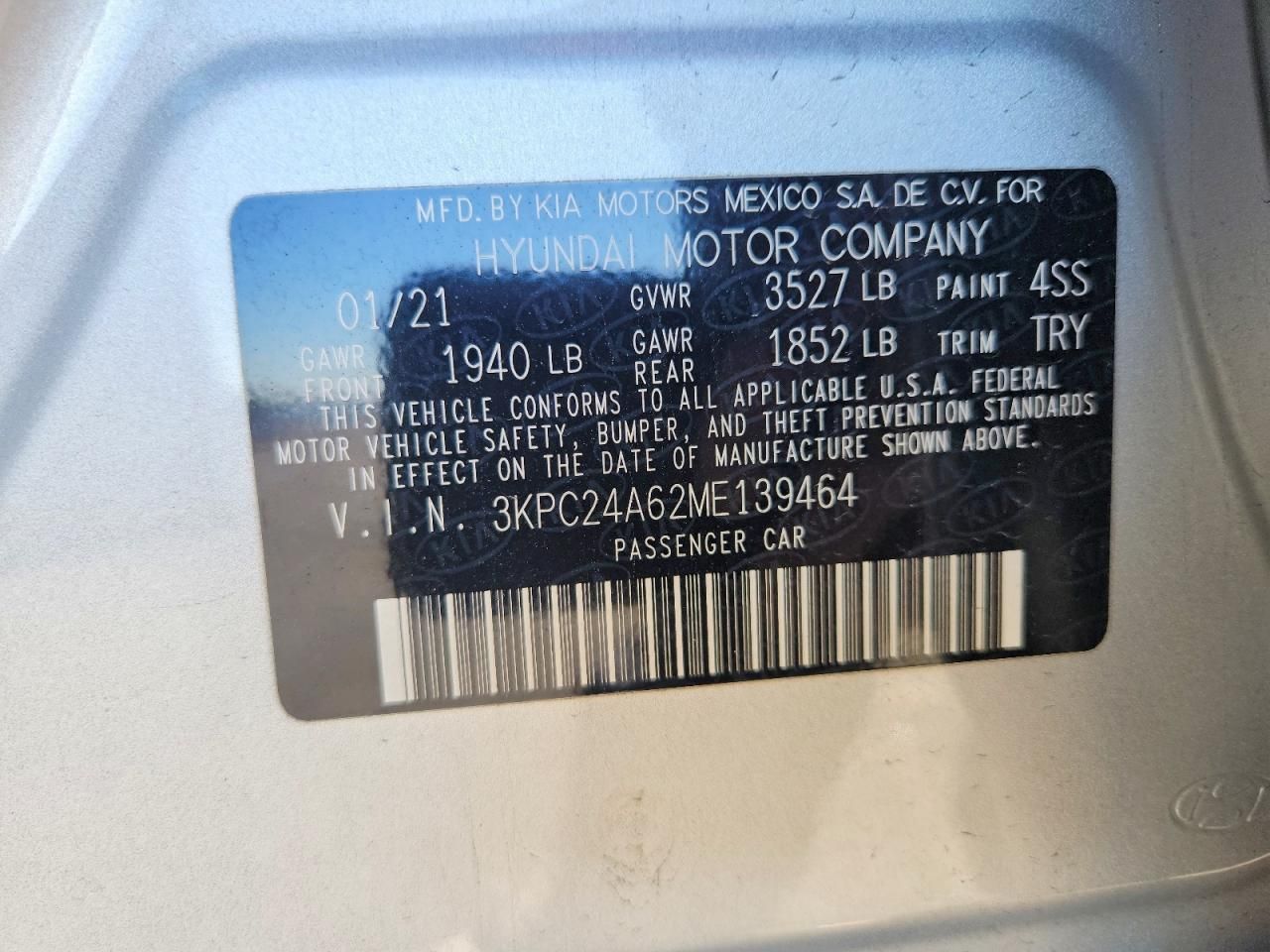 2021 Hyundai Accent se