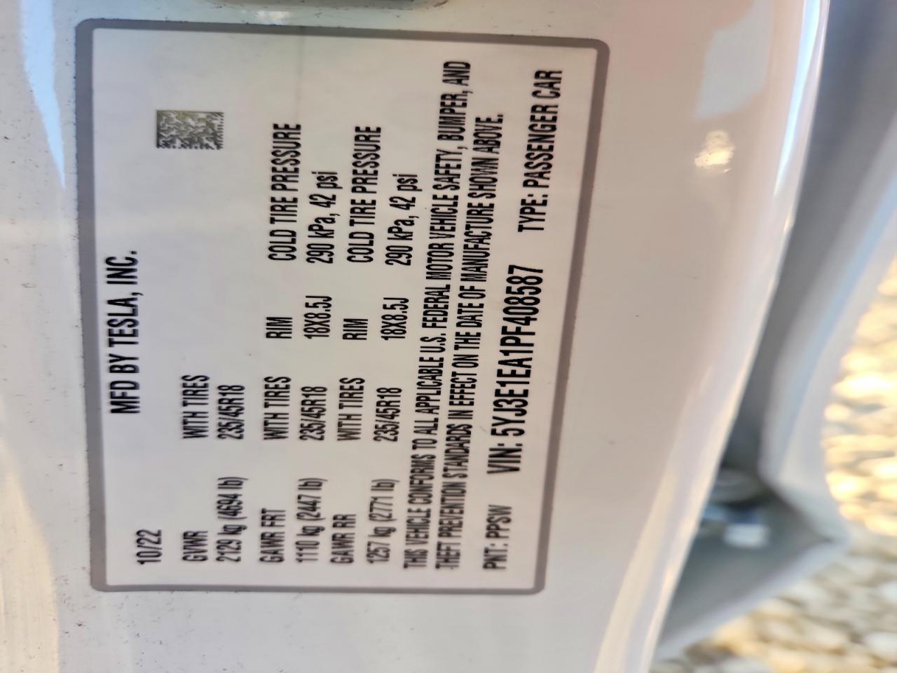 2023 Tesla Model 3