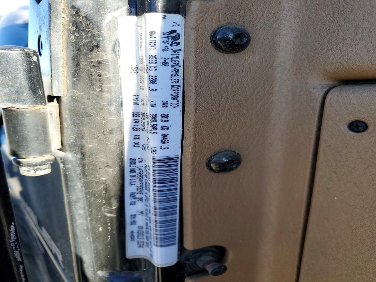 2000 Jeep Wrangler / tj Sahara