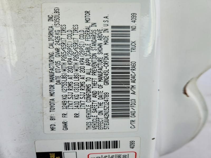 2005 Toyota Tacoma Access Cab