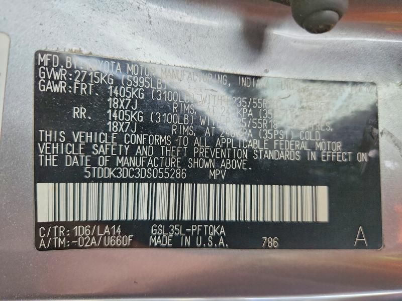 2013 Toyota Sienna xle