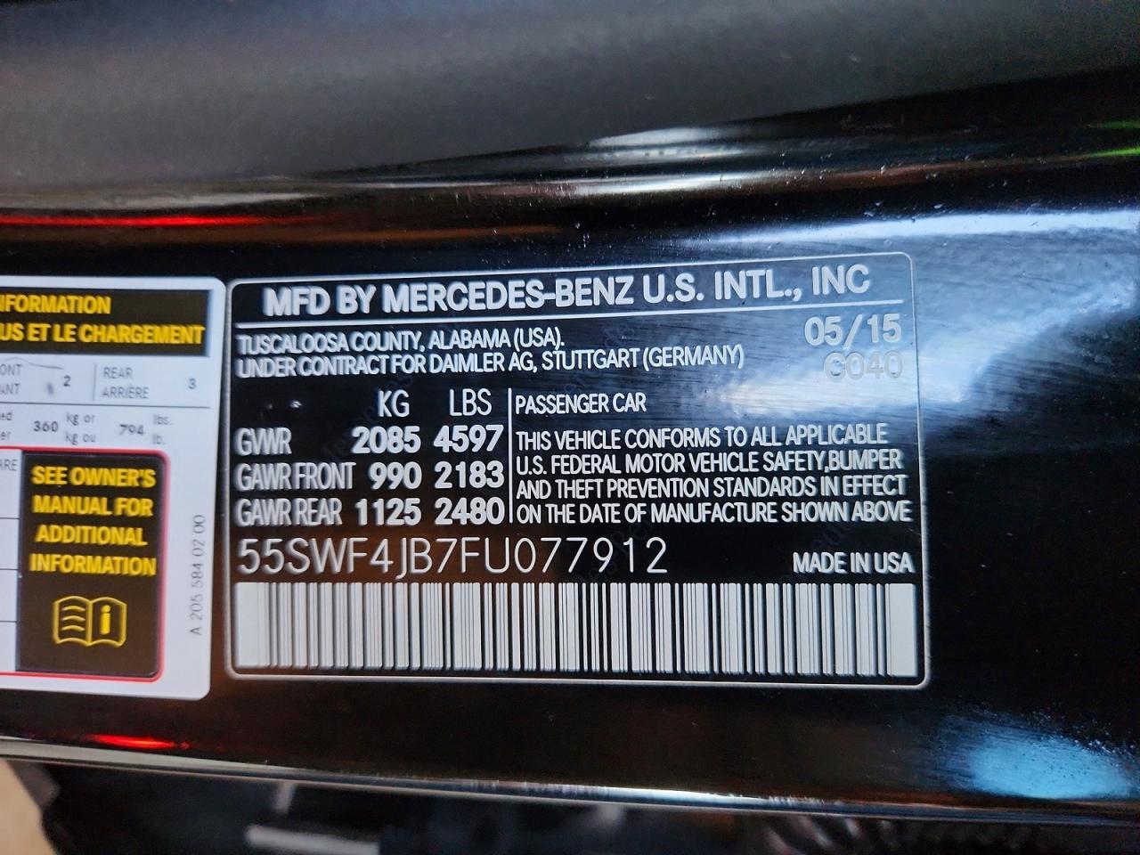 2015 Mercedes-Benz C300