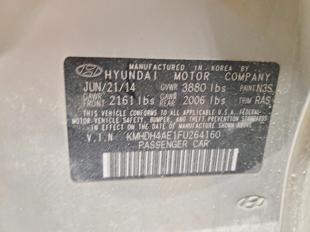 2015 Hyundai Elantra se