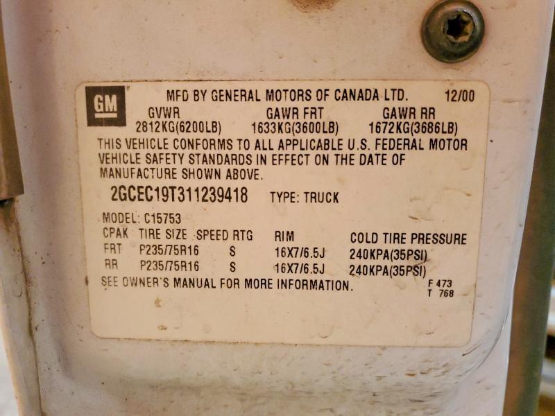 2001 Chevrolet Silverado C1500