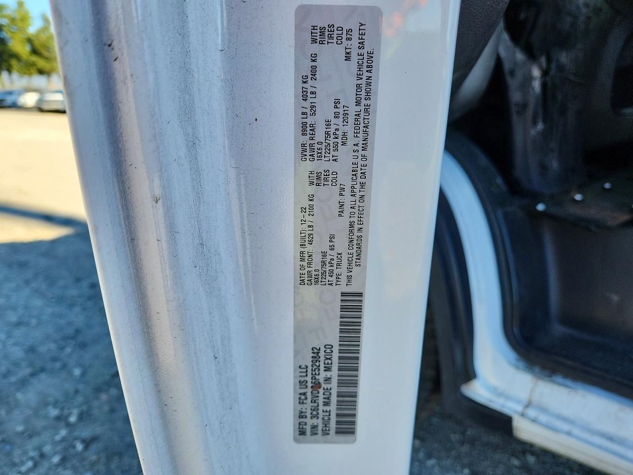 2023 Dodge RAM Promaster 2500 Delivery Van