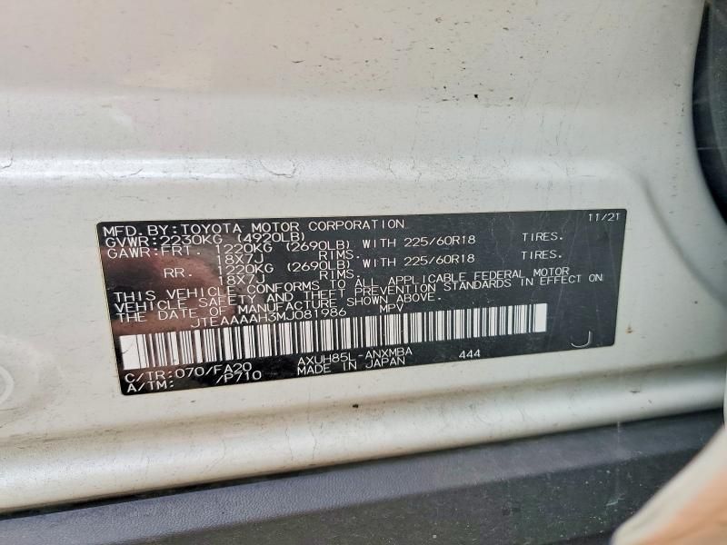 2021 Toyota Venza le