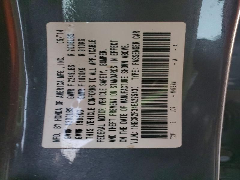 2014 Honda Accord lx