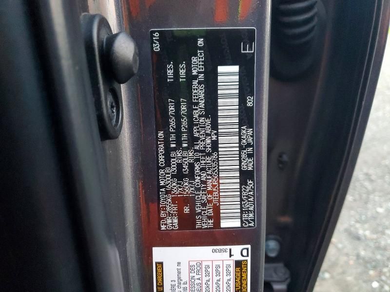 2016 Toyota 4runner Sr5/sr5 Premium