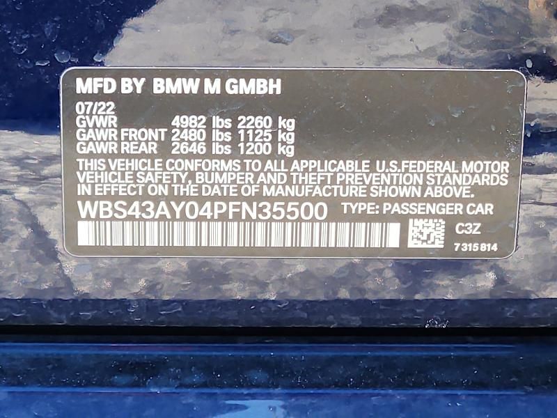 2023 BMW M3 Competition