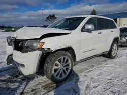 Jeep salvage cars for sale: 2017 Jeep Grand Cherokee Limited