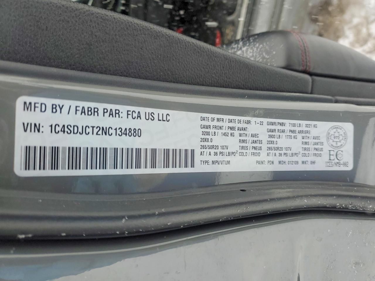 2022 Dodge Durango R/T