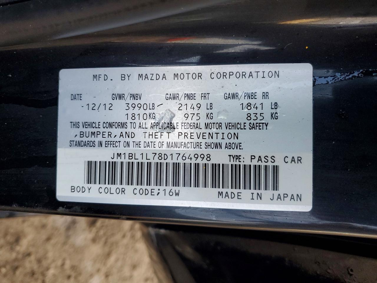 2013 Mazda 3 I