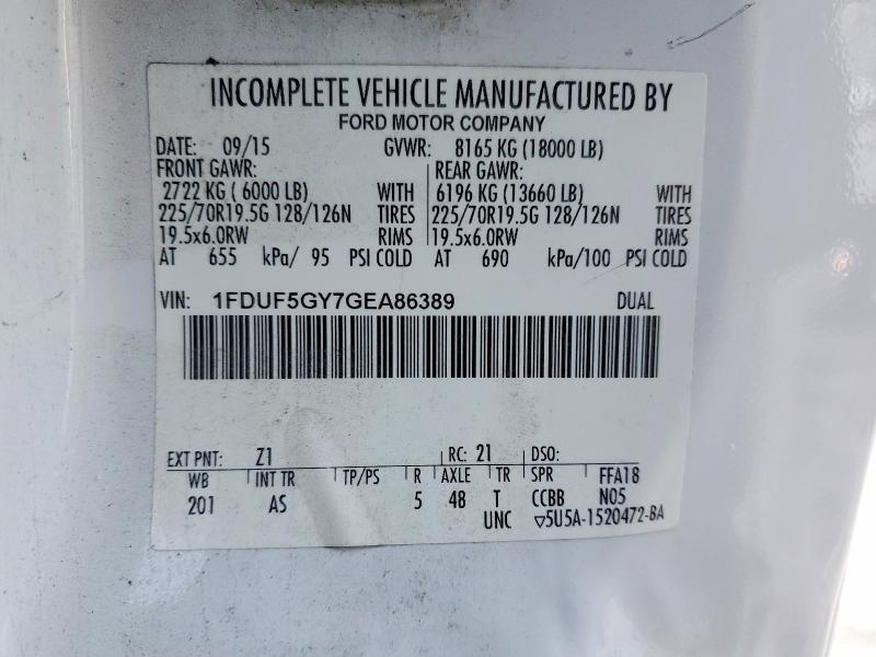 2016 Ford F550 Super Duty box Truck