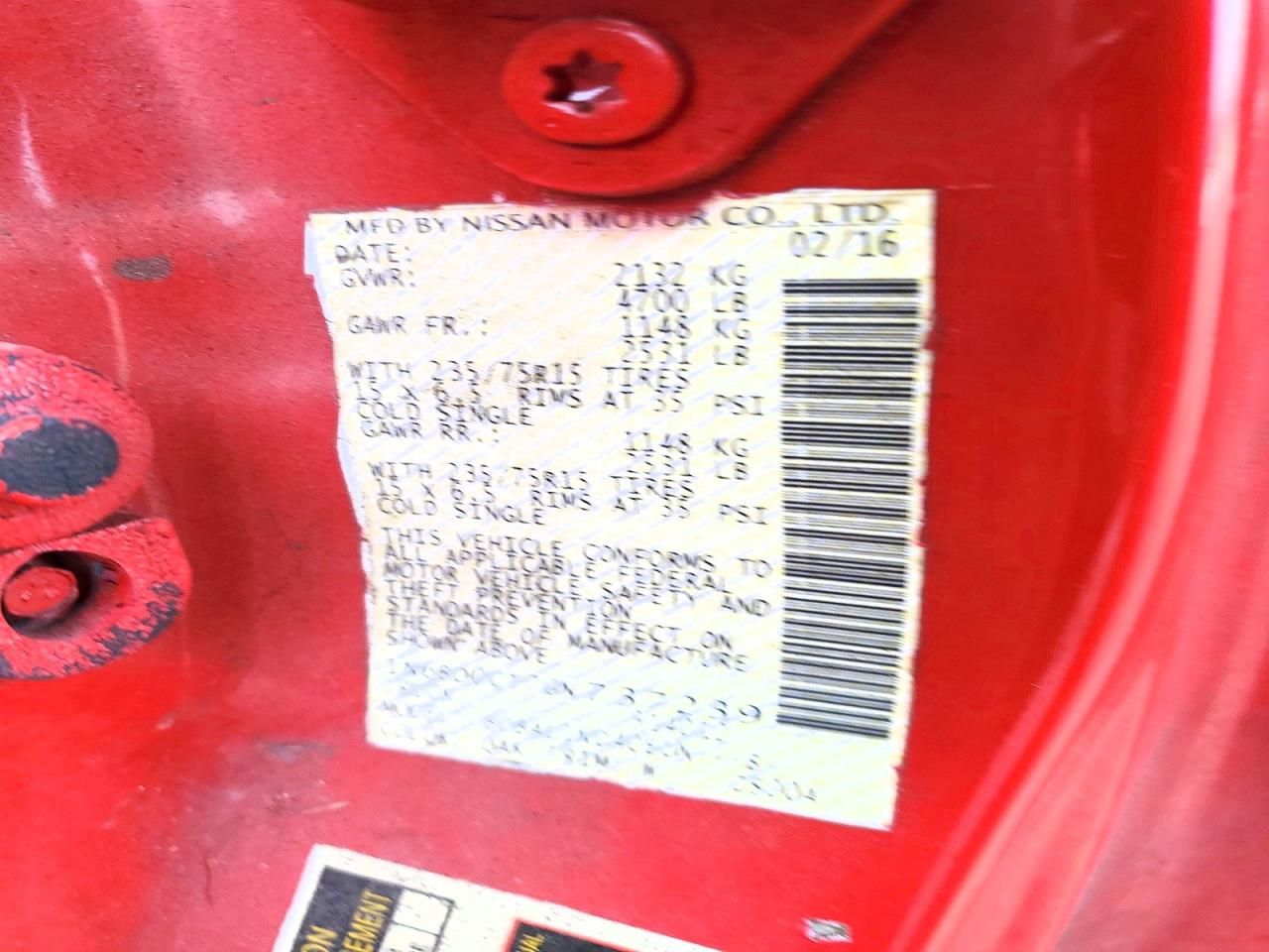 2016 Nissan Frontier S