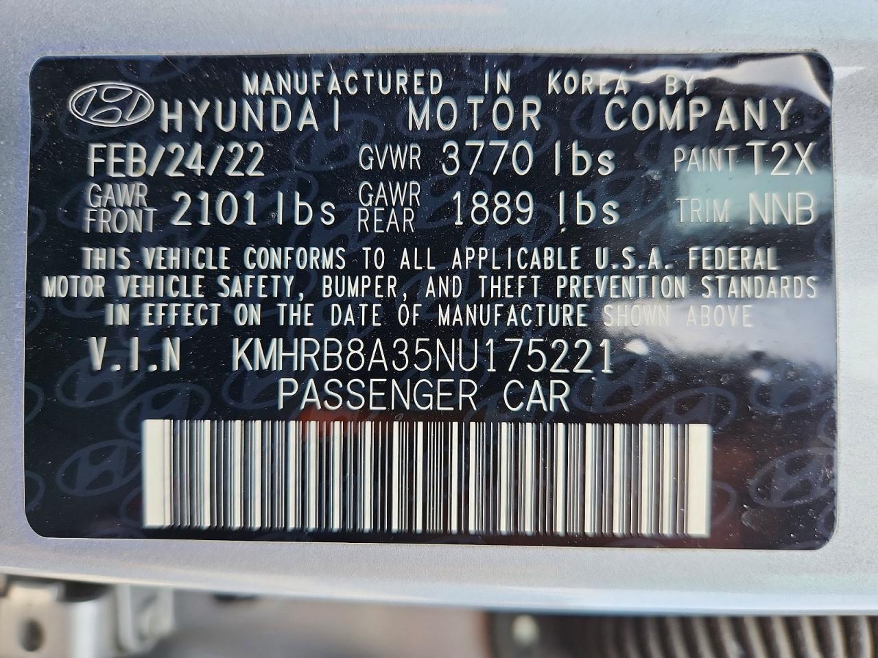 2022 Hyundai Venue se