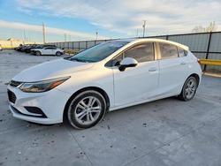 Salvage cars for sale from Copart Haslet, TX: 2018 Chevrolet Cruze lt