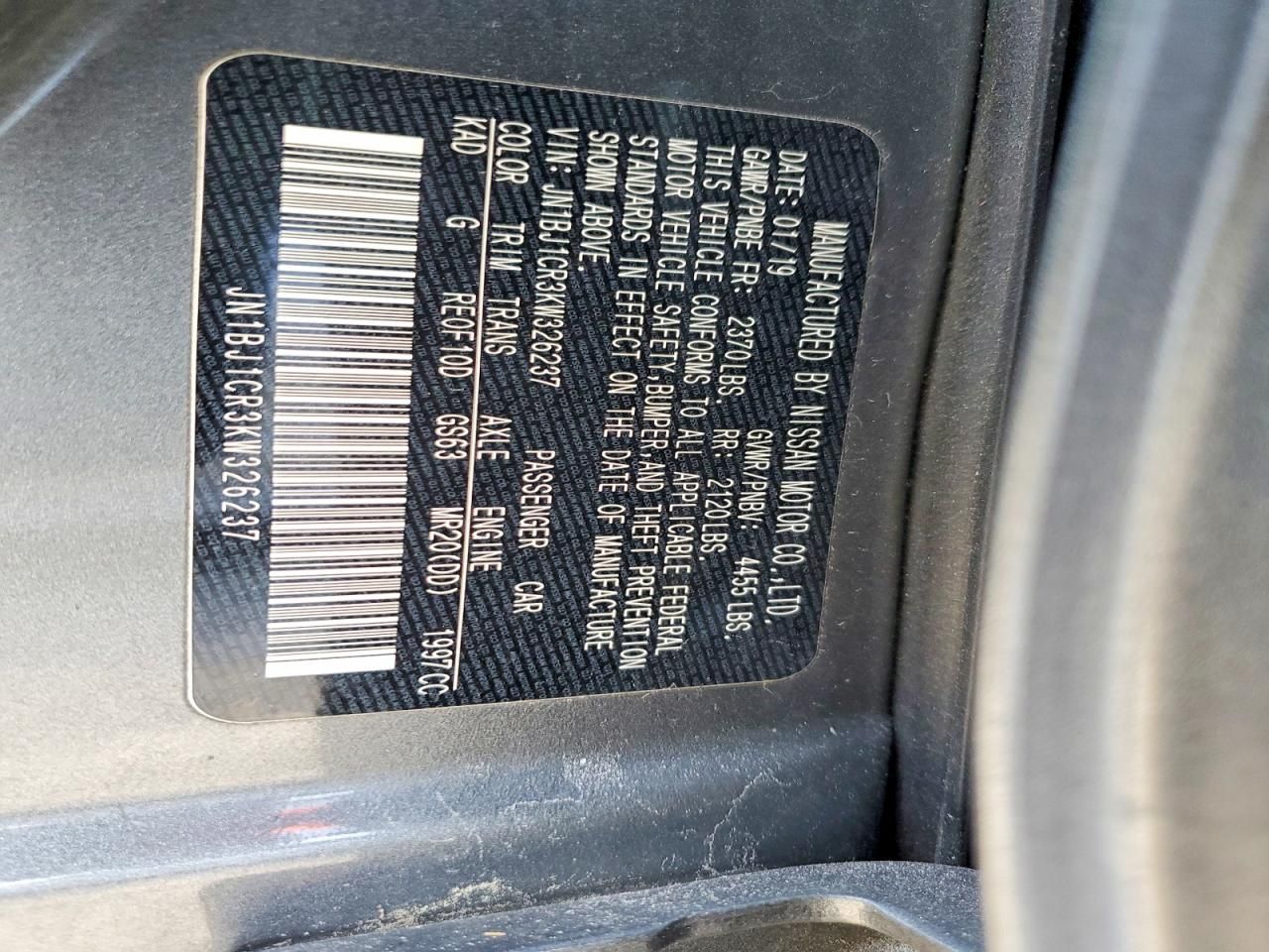 2019 Nissan Rogue Sport s