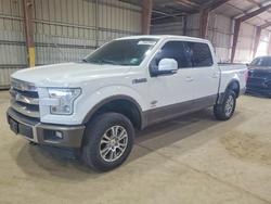 Ford F-150 salvage cars for sale: 2017 Ford F150 Supercrew