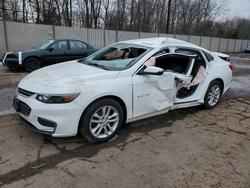 Salvage cars for sale from Copart Chalfont, PA: 2017 Chevrolet Malibu lt