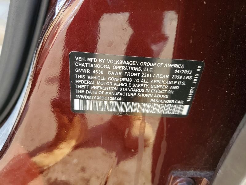 2013 Volkswagen Passat se