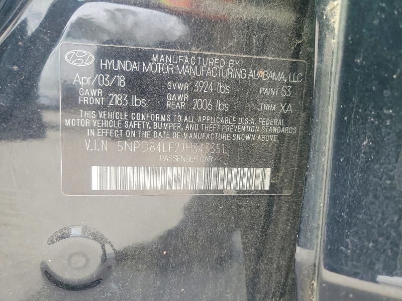 2018 Hyundai Elantra sel