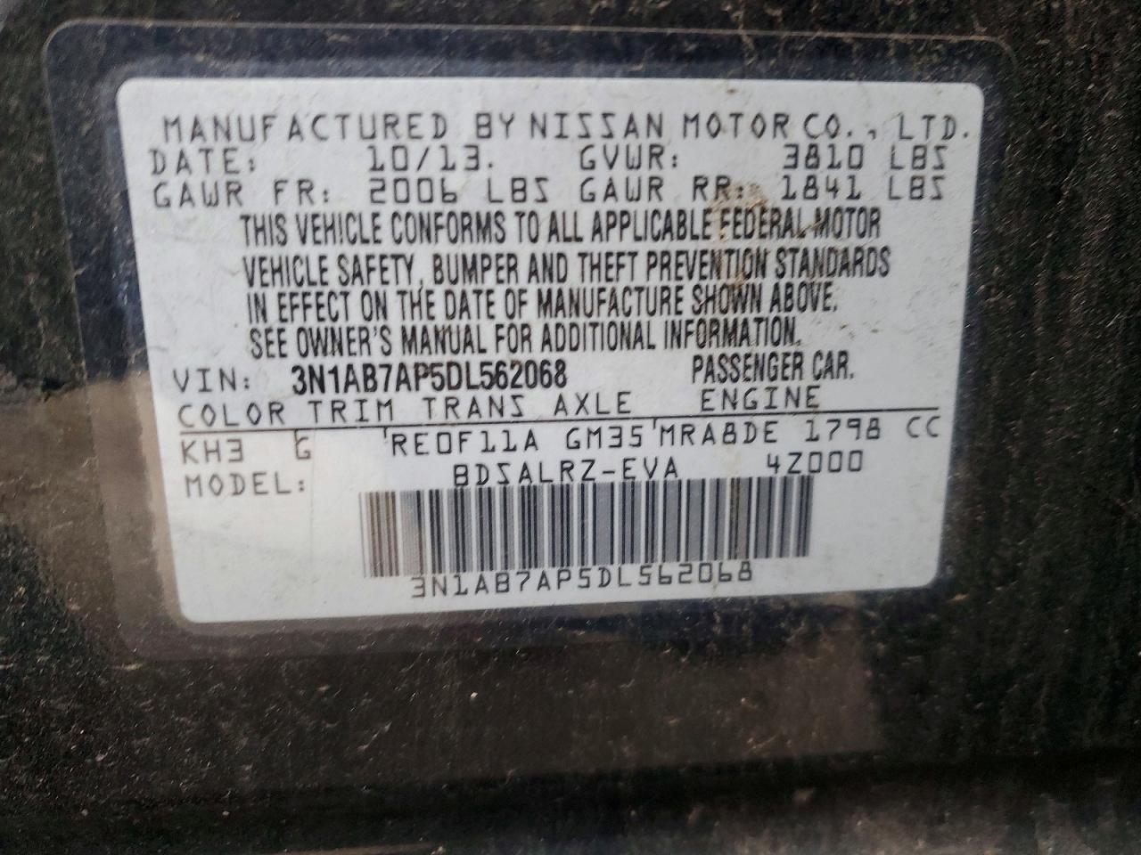 2013 Nissan Sentra s