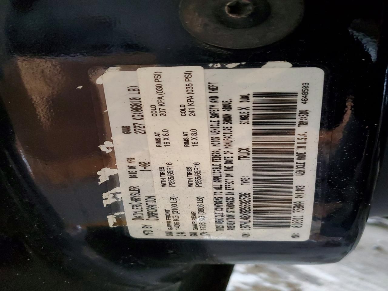 2002 Dodge Dakota Quad Sport