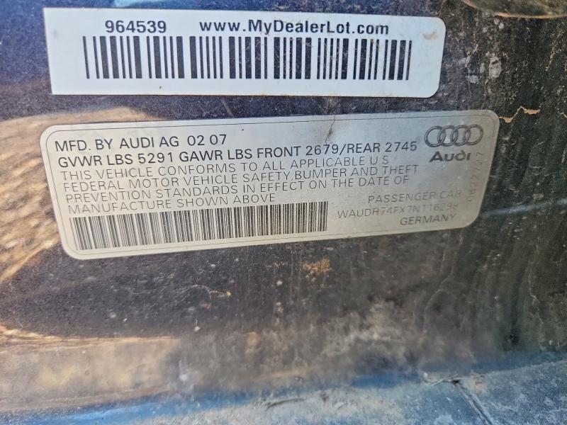 2007 Audi A6 3.2 Quattro