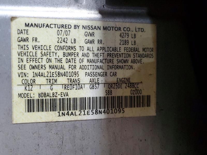 2008 Nissan Altima 2.5