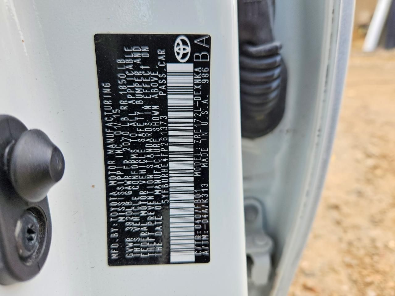 2015 Toyota Corolla l