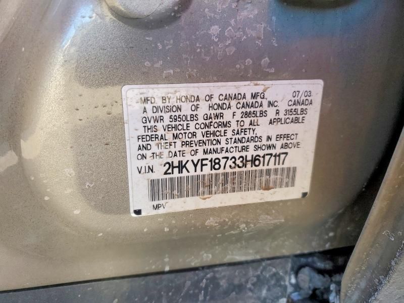 2003 Honda Pilot exl