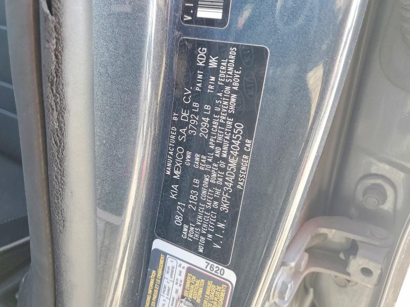 2021 KIA Forte gt Line