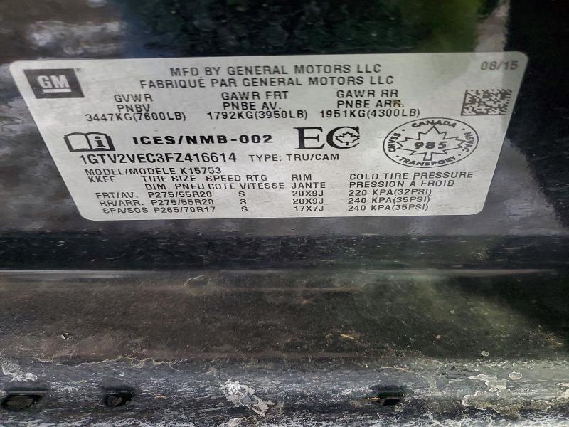 2015 GMC Sierra K1500 slt