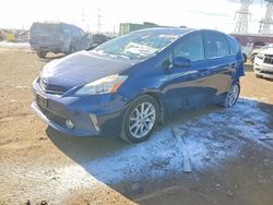Toyota Prius v salvage cars for sale: 2012 Toyota Prius v