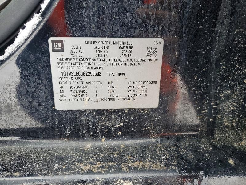 2016 GMC Sierra K1500