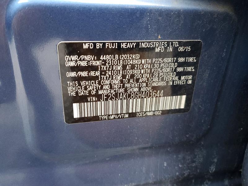 2016 Subaru Forester 2.5i Limited